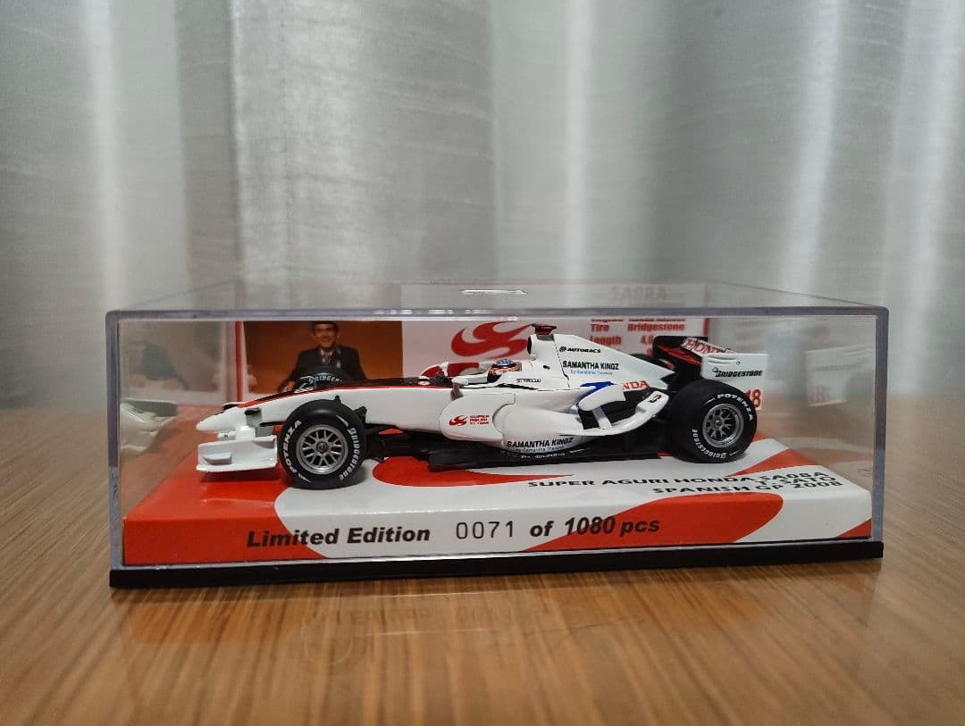 RG別注 1/43 スーパーアグリ ホンダ SA08A 佐藤琢磨 スペインGP