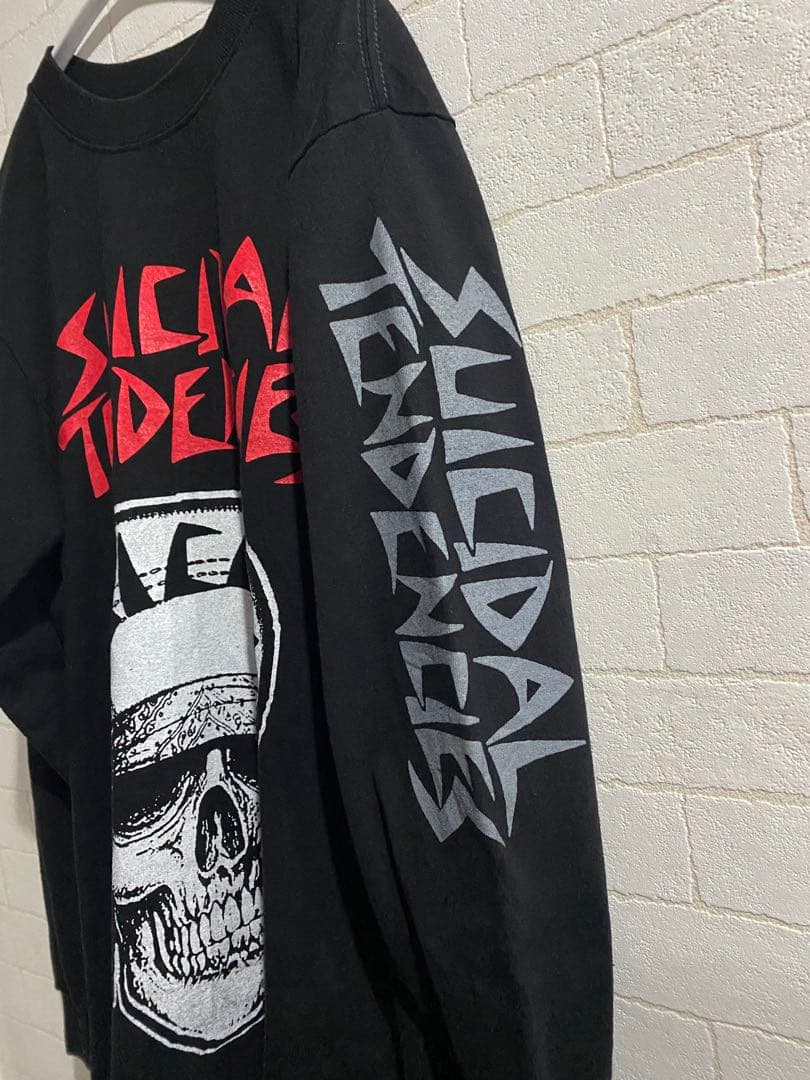 SUICIDAL TENDENCIES 長袖Tシャツ 黒 Sサイズ