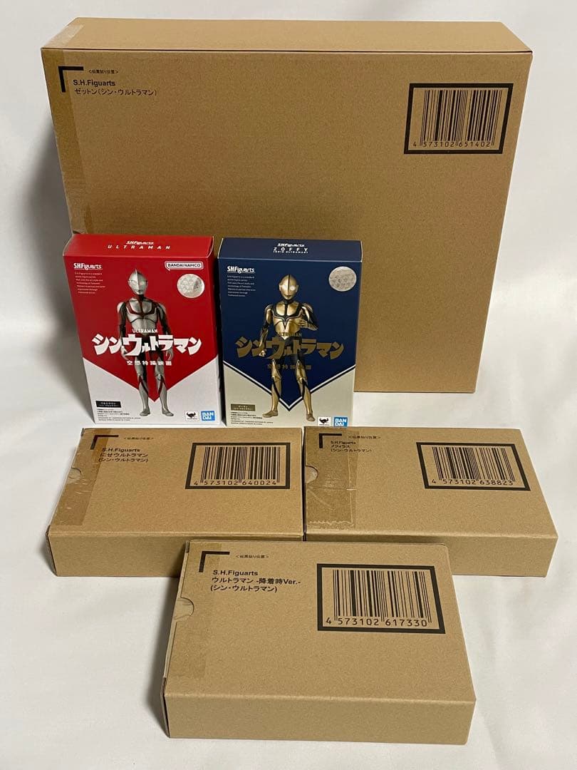 S.H.Figuartsウルトラマン(シン・ウルトラマン)他、計6点セット