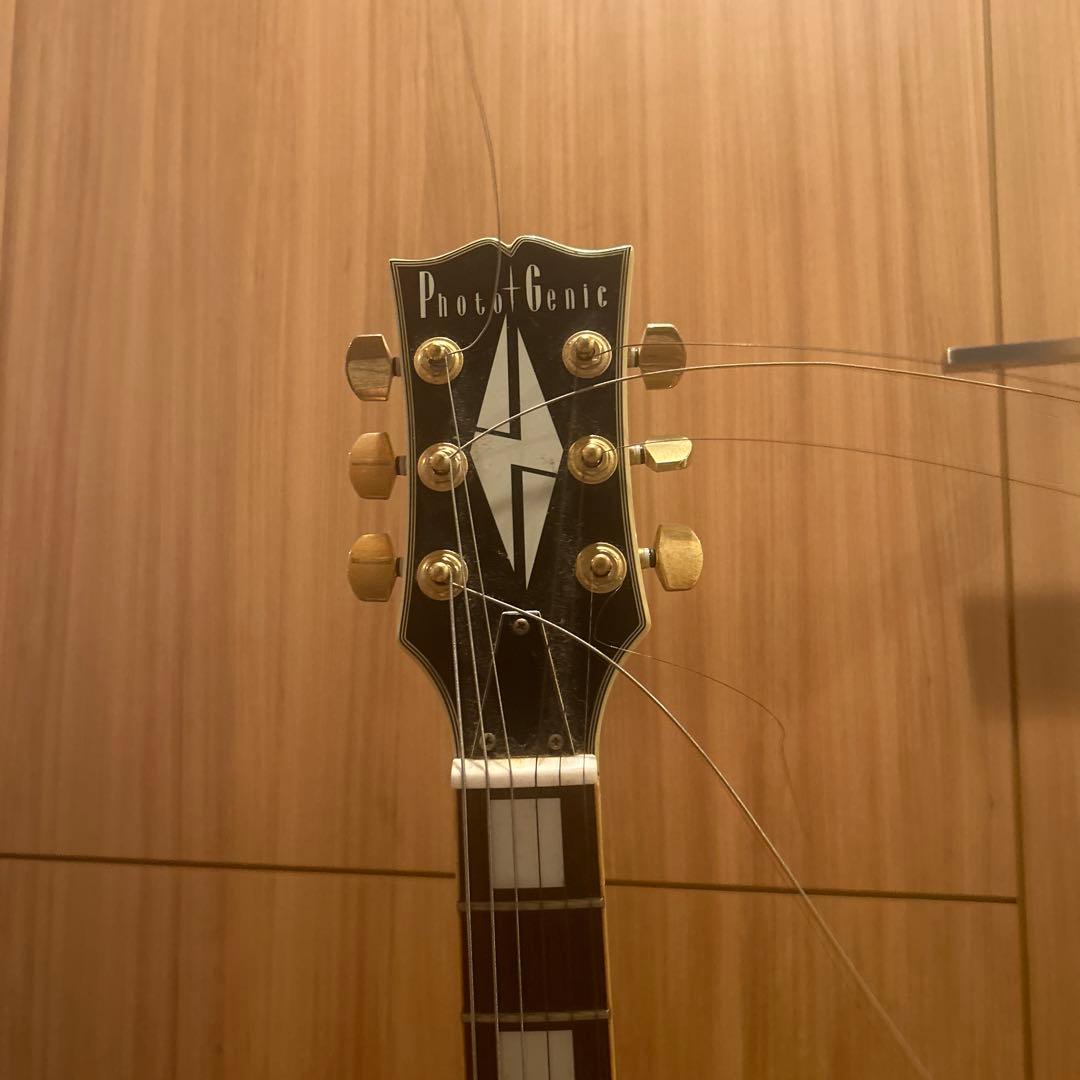 Photo Genic エレキギター 白 ハムバッカー搭載
