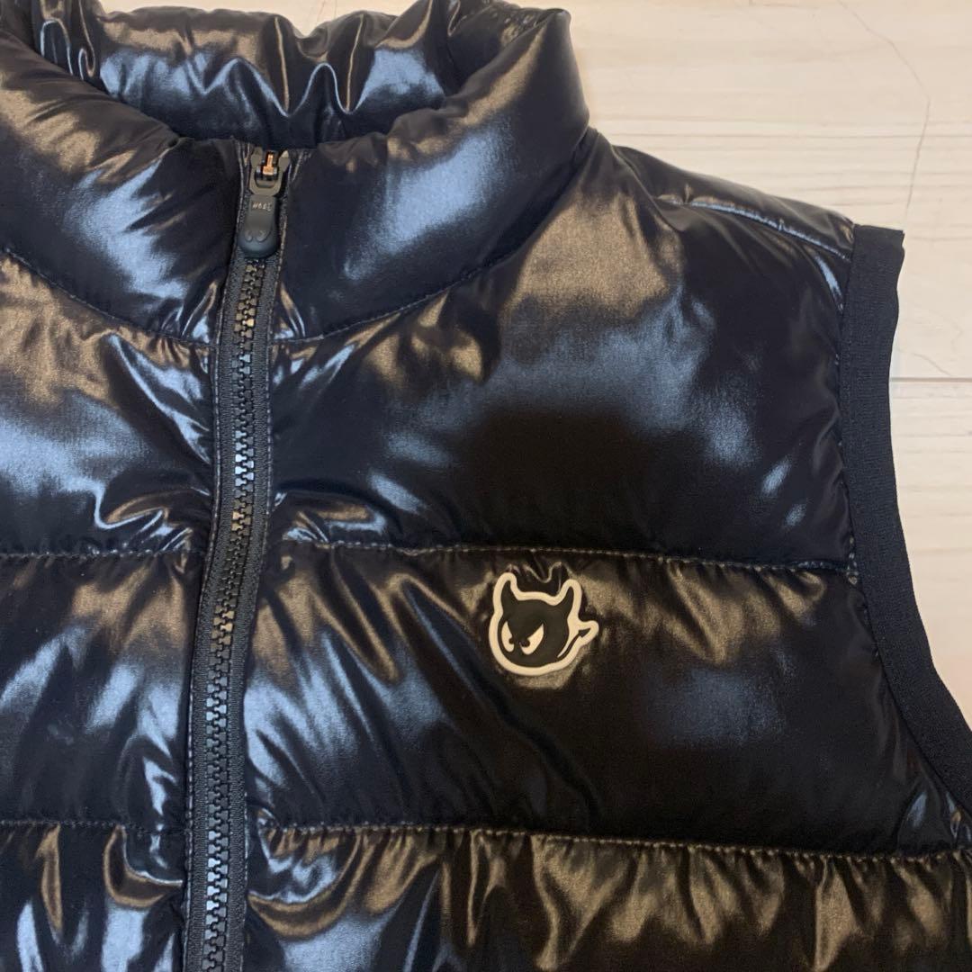 waac レディース　ダウンベスト　黒　秋冬　サイズ3（L相当）