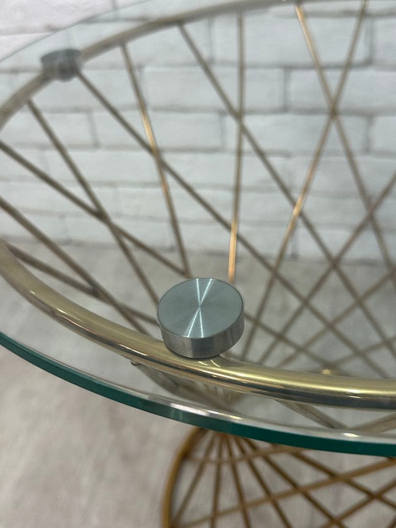 【東京23区配送無料】定価4万円　フランフラン　サイドテーブル　ガラス　センター