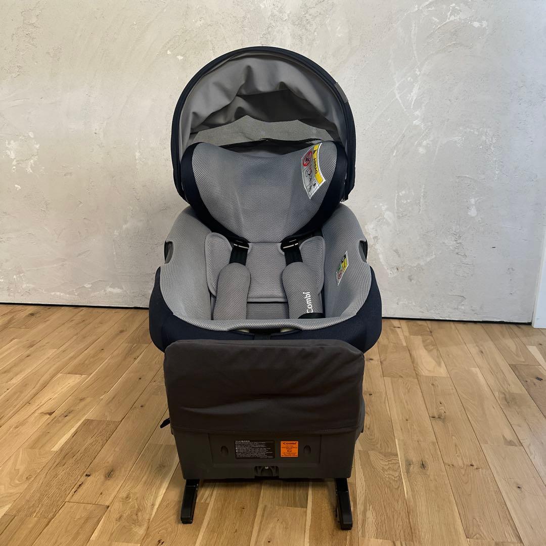6チビーズ　Combi 車用チャイルドシート グレー/ネイビー