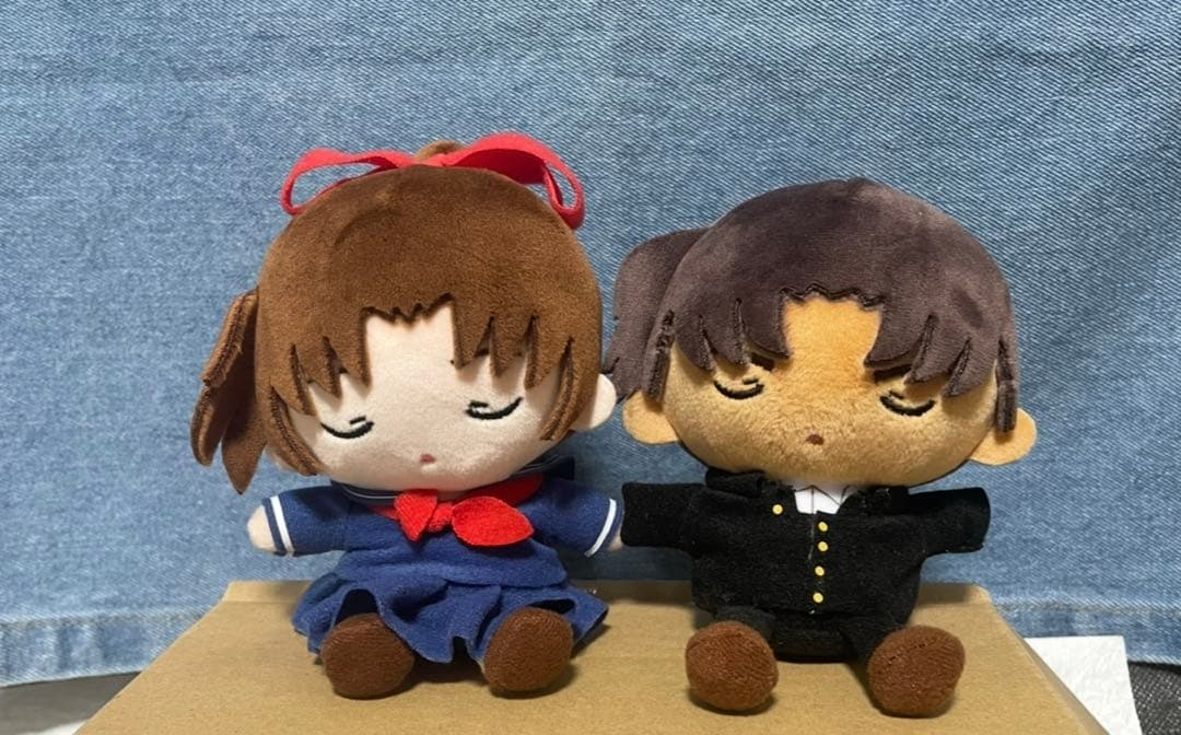 名探偵コナン　おすわりぬいぐるみ　遠山和葉、服部平次　セット
