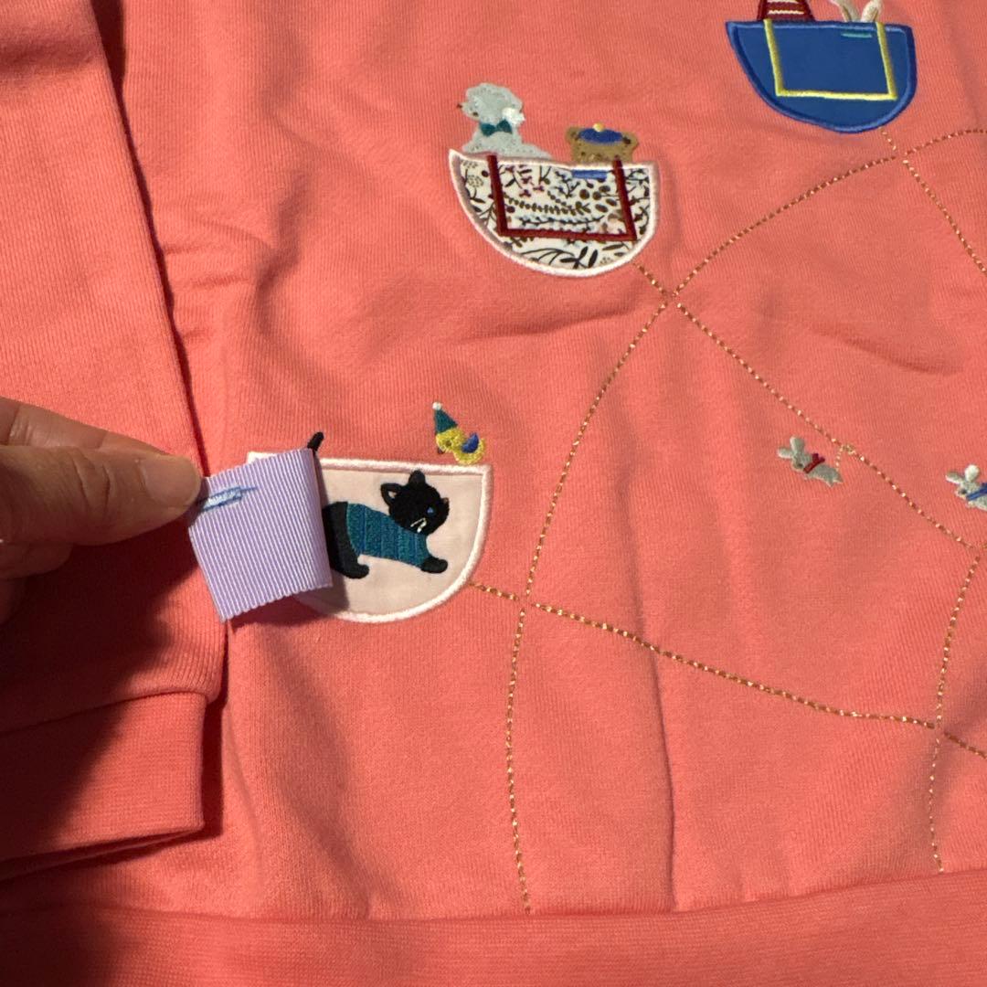 familiar トレーナー 120 ピンク