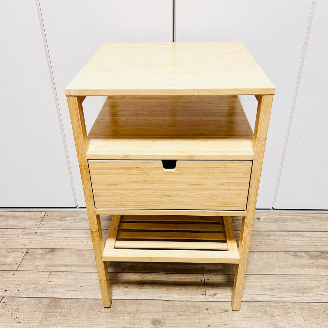 【美品 組立済】IKEA NORDKISA ノールドシーサ サイドテーブル