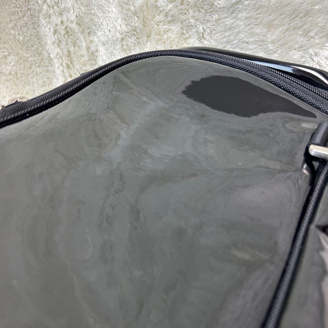 【美品】マンシングウェア　ゴルフ　エナメル　ボストンバッグ　2way