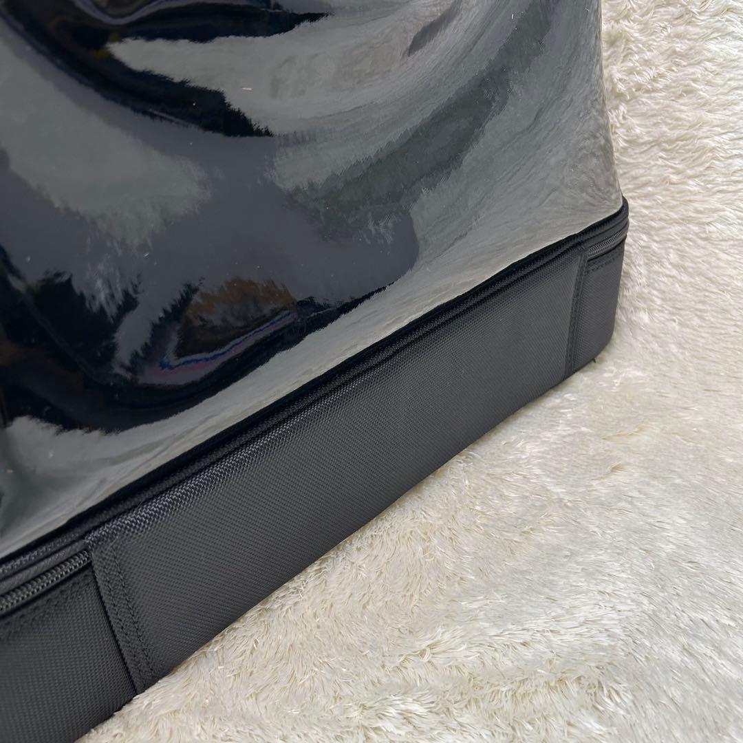 【美品】マンシングウェア　ゴルフ　エナメル　ボストンバッグ　2way