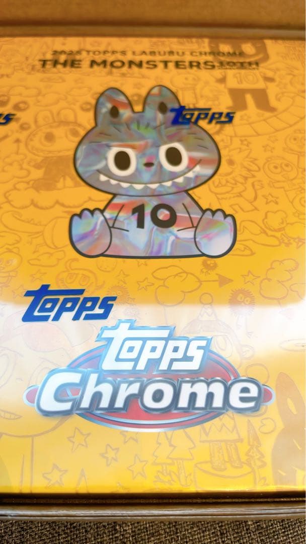 新品 未使用 Topps Chrome 10周年記念ボックス　１BOX