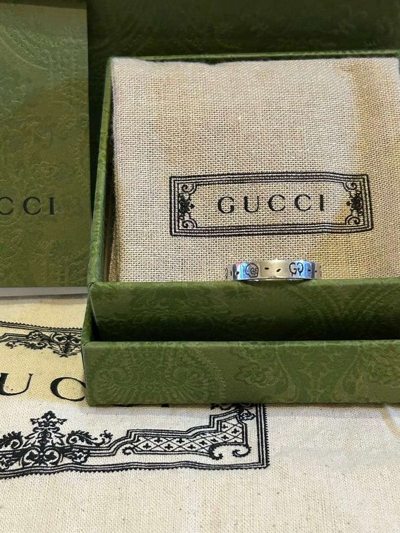 GUCCI GGロゴリング サイズ18