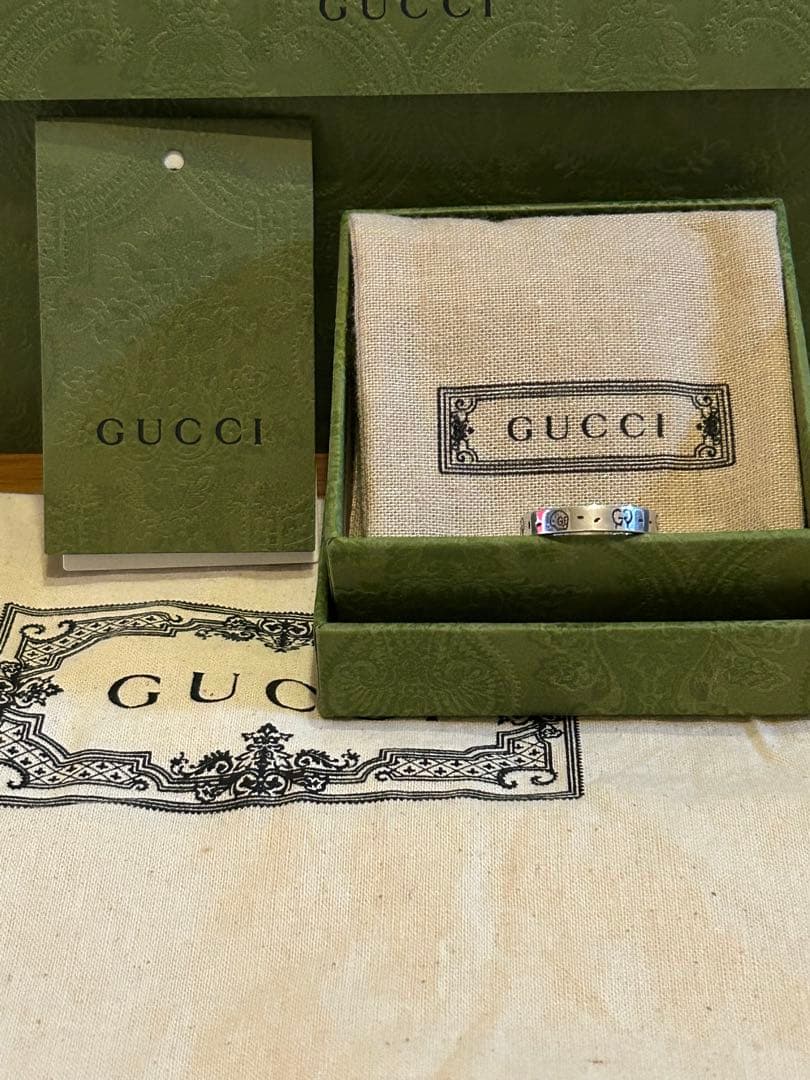 GUCCI GGロゴリング サイズ18