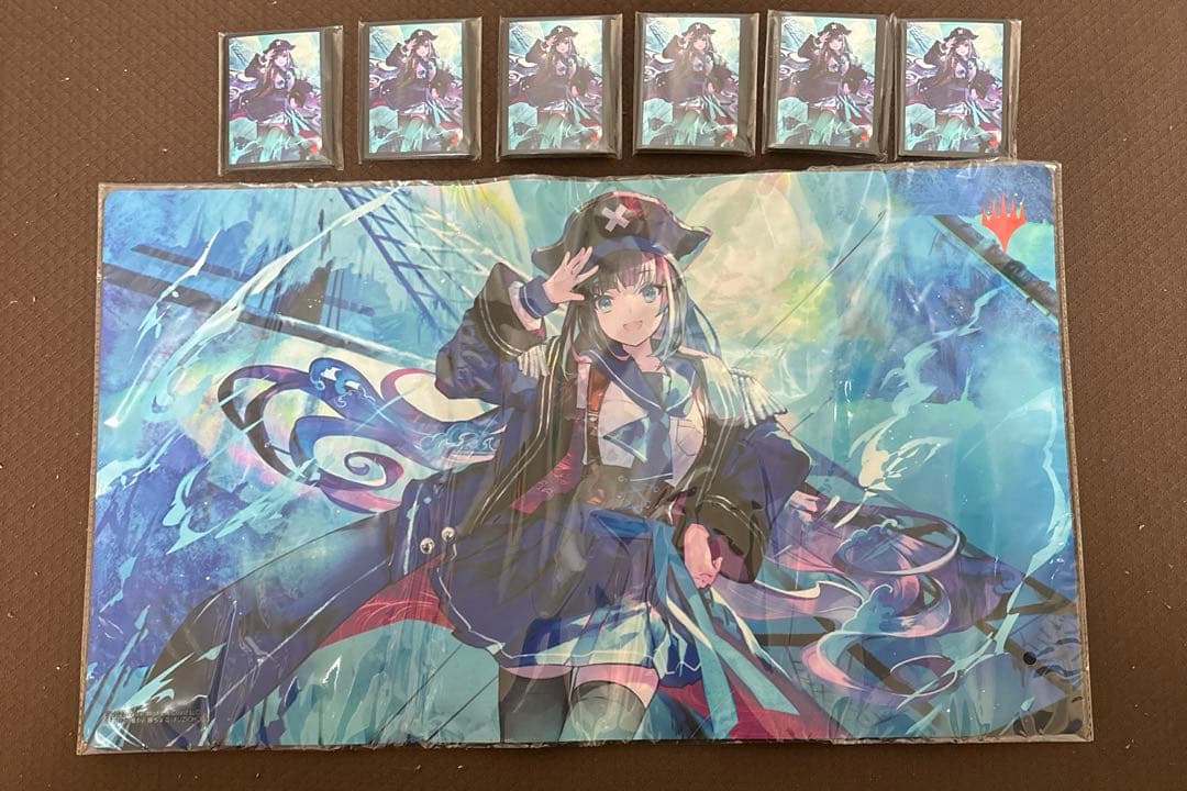 幽体の船乗り スリーブ120枚　プレイマットセット 未使用