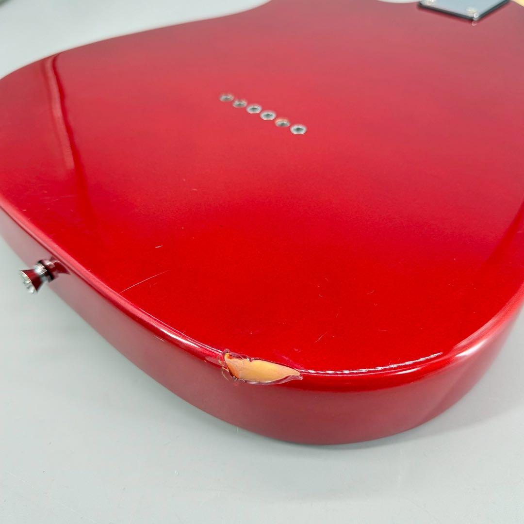 テレキャスター　fender ヘッド　メーカー不明　レッド