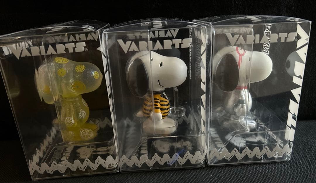 スヌーピー VARIANTS フィギュア 3点 セット ヴァリアーツ 新品