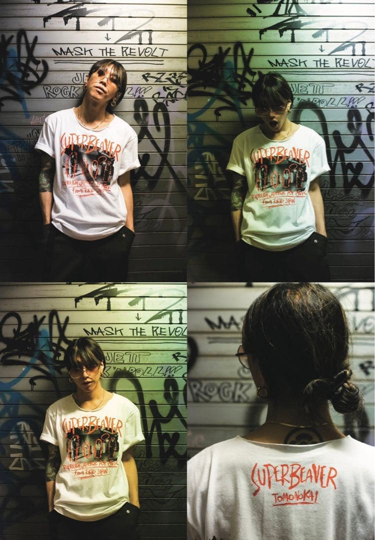 SUPER BEAVER 会員総会フォトTシャツ ホワイト M