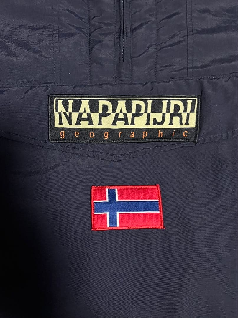 NAPAPIJRI ブラック アノラックジャケット アノラックパーカー