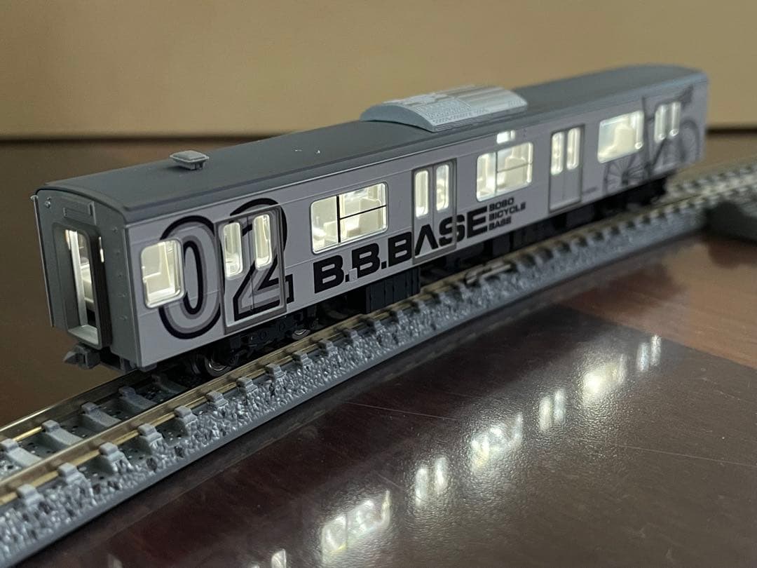 TOMIX 209系 BOSO BICYCLE BASE 一部室内灯付