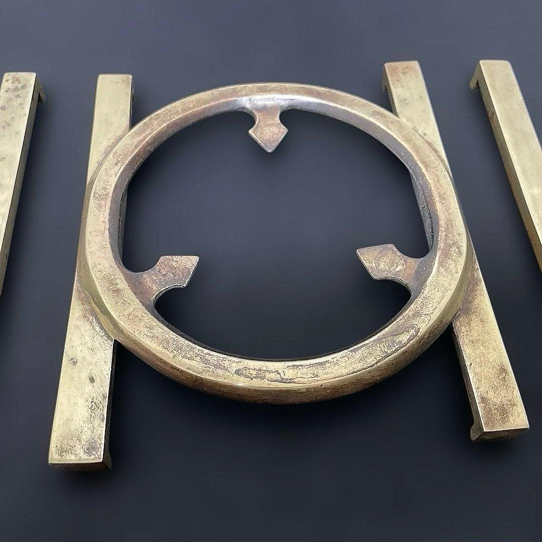 ⭐️ 真鍮　吉原五徳　時代物　レトロ