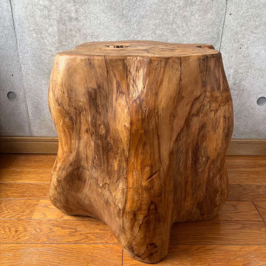 ちょさん専用ナチュラルウッド チークスツール ローテーブル インテリア