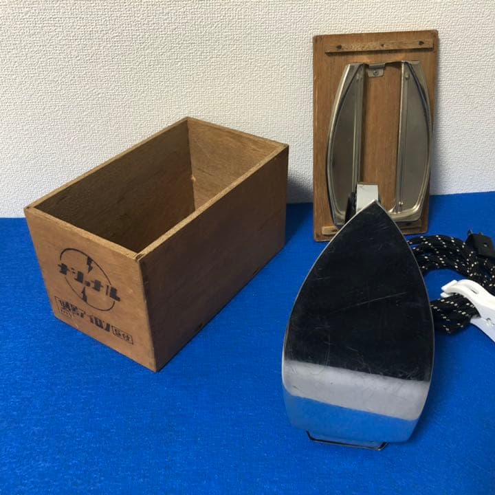 ナショナル　4号アイロン S付　黒　アンティーク