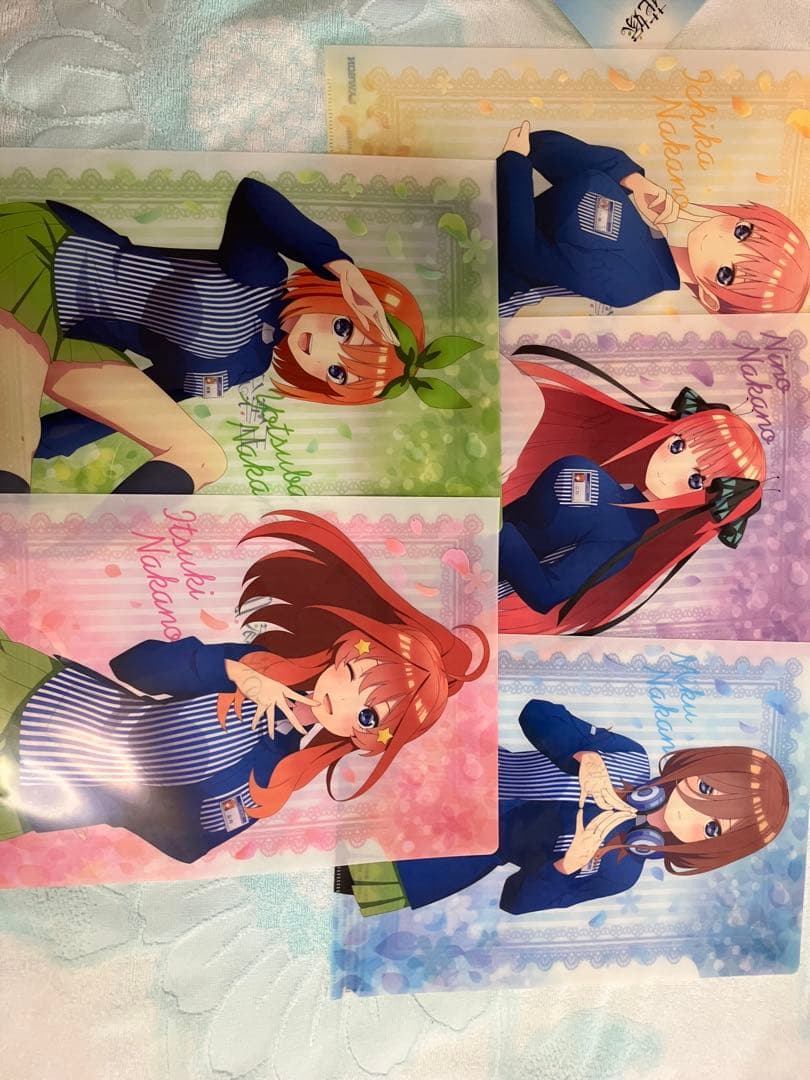 五等分の花嫁　クリアファイル　まとめ売り　44枚