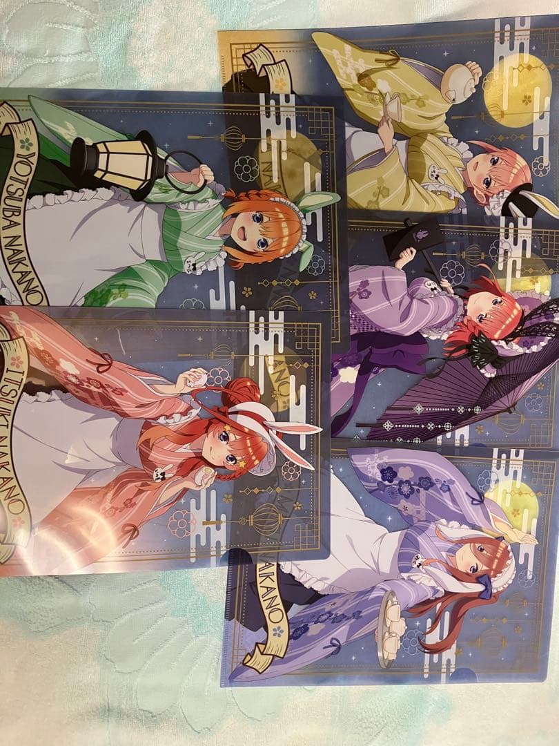 五等分の花嫁　クリアファイル　まとめ売り　44枚