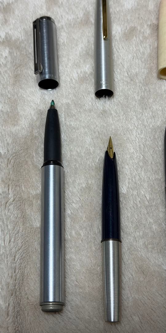 万年筆11本セット：18金2本、14金3本、デスクペン2本、ボールペン1本