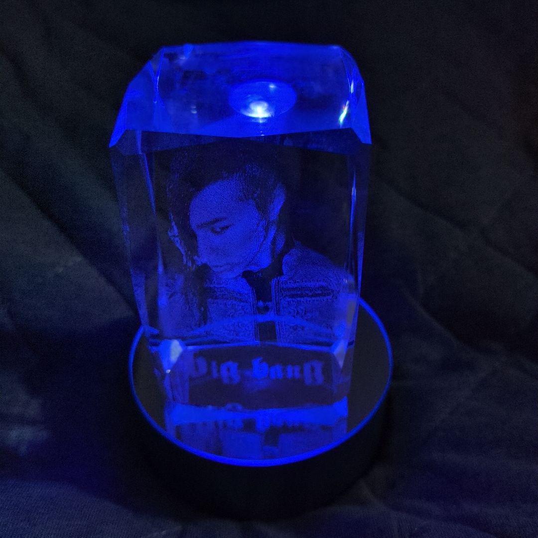 激レア　BIGBANGLEDクリスタル置物　G-DRAGON　T.O.P セット