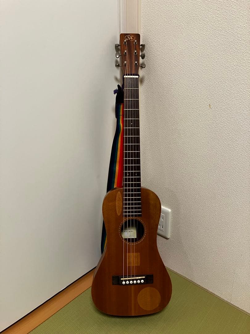 (値下げ)ミニアコースティックギター　SX トラベルギター　TG-1