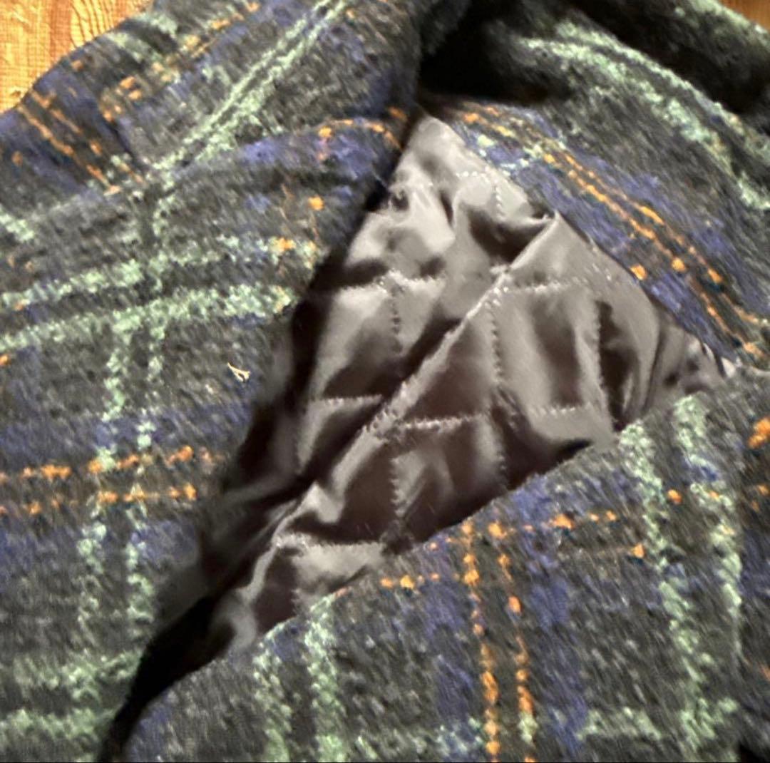 MaiA♡ retro tweed check chester coat