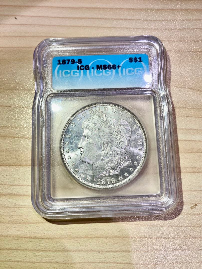 極上品★モルガンダラー 1ドル2枚セット〈Sミント〉＋表裏レインボートーン〉