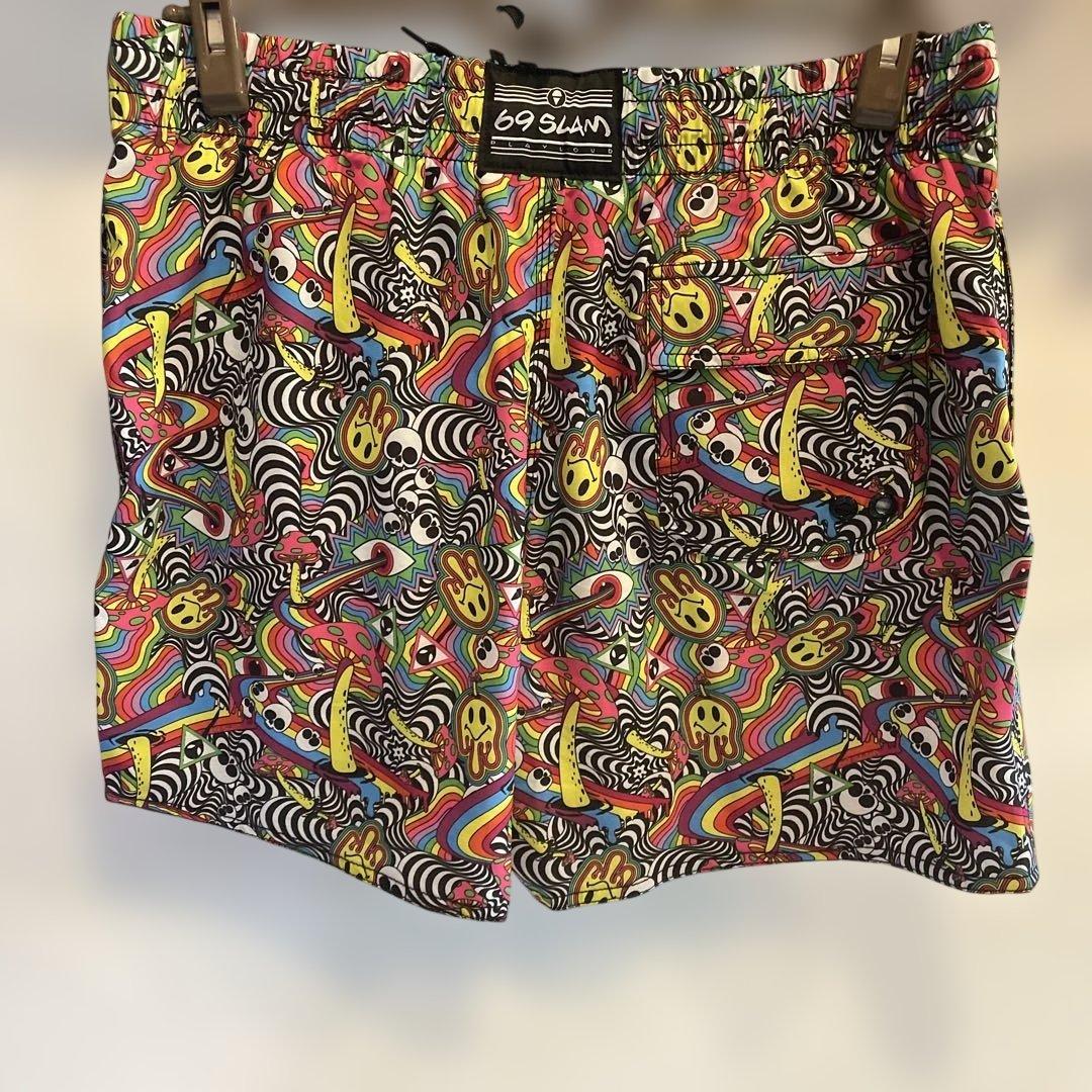 モモたろう 様用69SLAM カラフル水着ショーツ新品サイズM