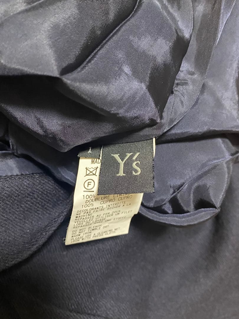 Y's ヨウジヤマモト ウールサルエルパンツ ネイビー／サイズ1