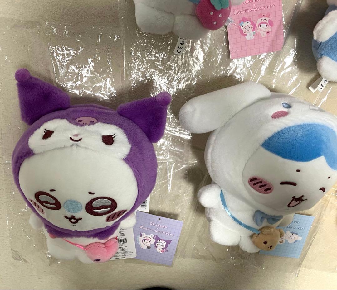 ちいかわ サンリオ コラボ ぬいぐるみ コンプリート ５種セット