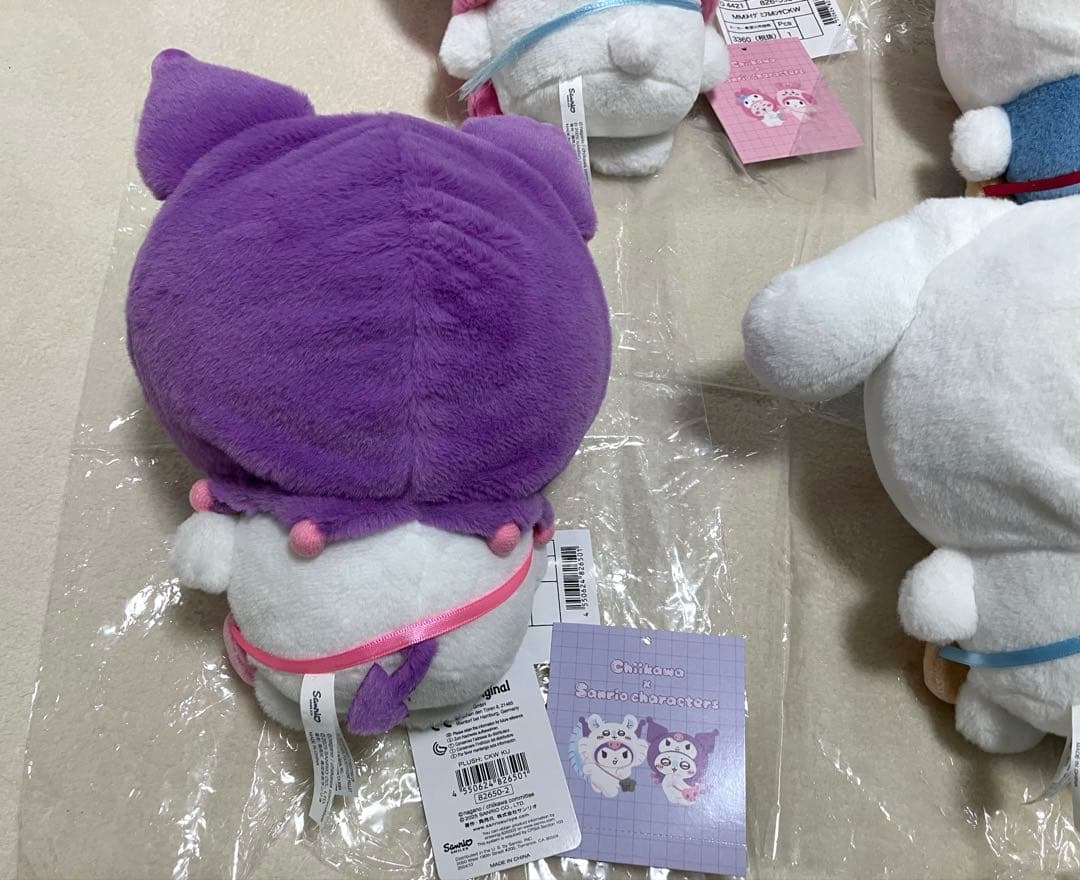ちいかわ サンリオ コラボ ぬいぐるみ コンプリート ５種セット
