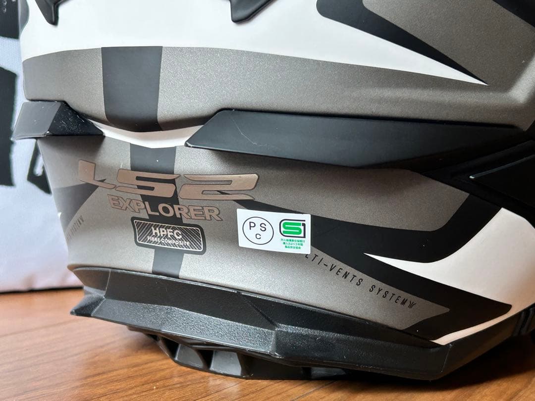 LS2 ヘルメット インナーバイザー付き Mサイズ MX701(2022モデル)