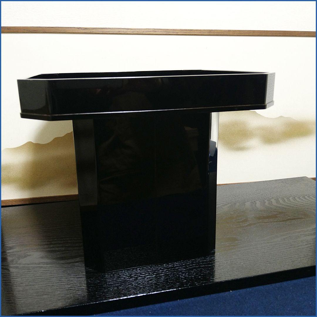 ユウイチAG87 輪島塗 三宝 清楓 蒔絵沈金蒔絵 松竹梅 縁銀彩木箱共箱