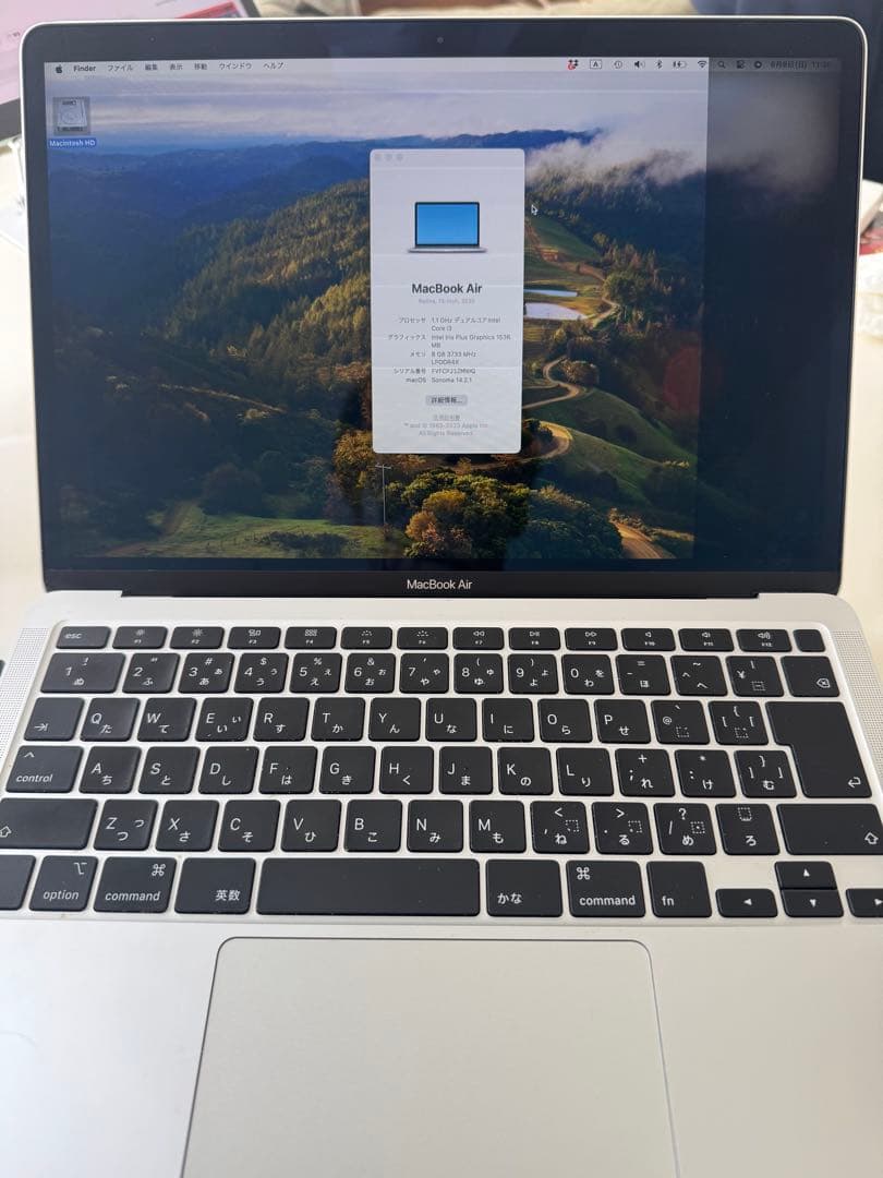 Apple MacBook Air 本体 2020Retina 13inch