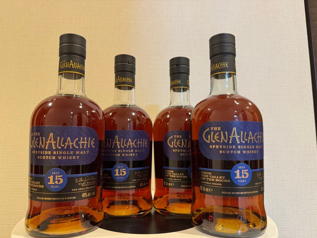 グレンアラヒー　15年　700ml 46% 旧ボルト　4本セット　完売品