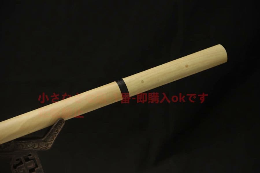 26寸白木牛角唐剣 武具　刀装具　日本刀　模造刀   居合刀 古兵器