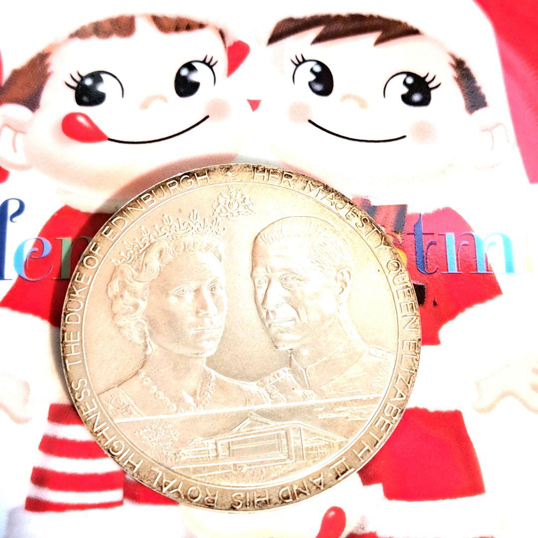 天皇陛下英国訪問記念メダル　品位SV925　62g　　英国政府品質保証