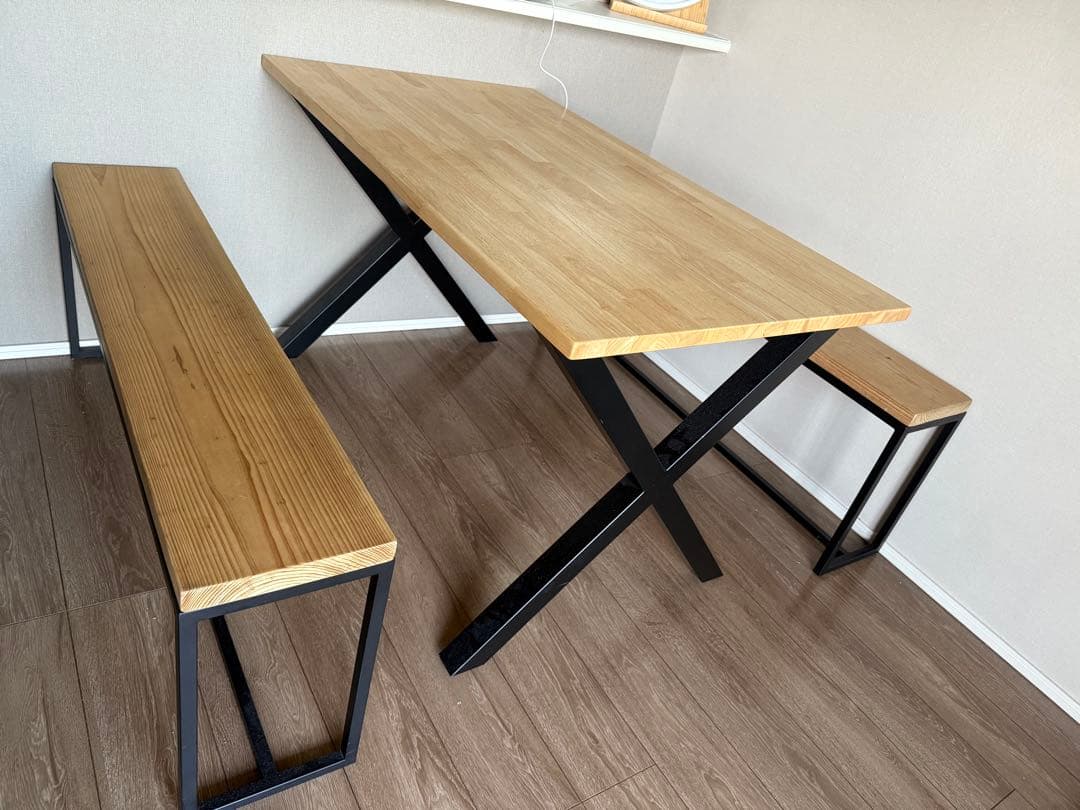 【定価57500円/35000円/脚2】KANADEMONO ダイニングテーブル