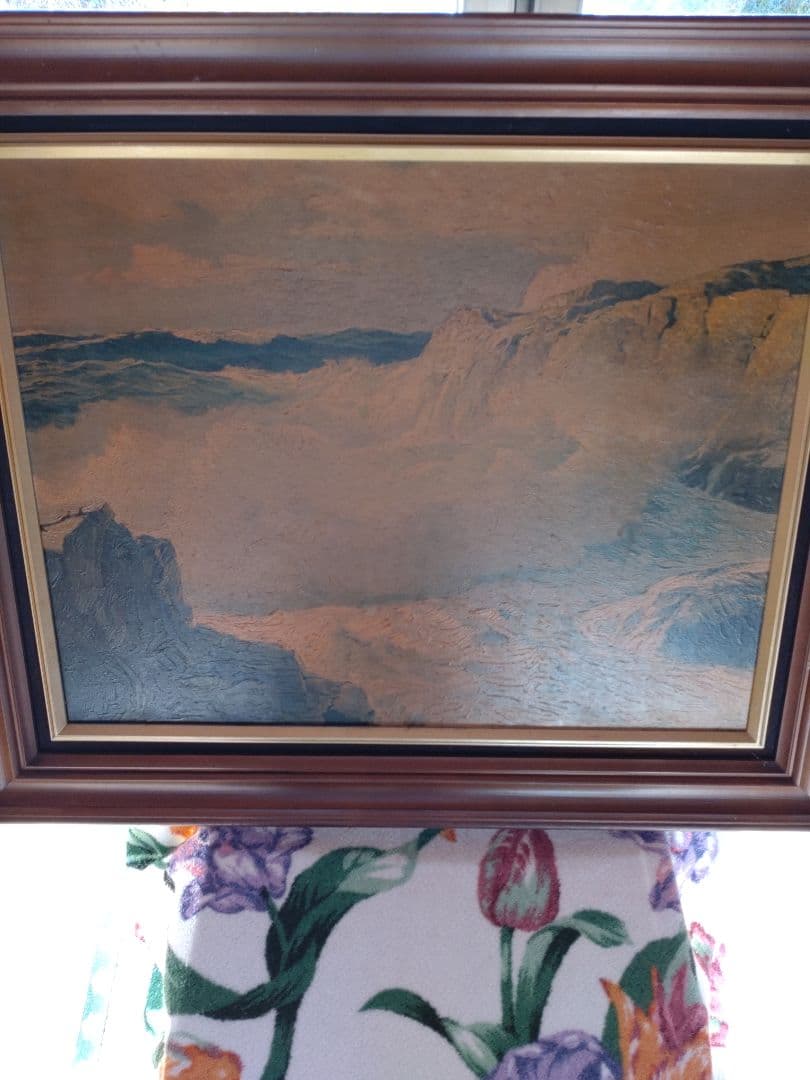 油画　約５０年以上前の油絵です。作者不明