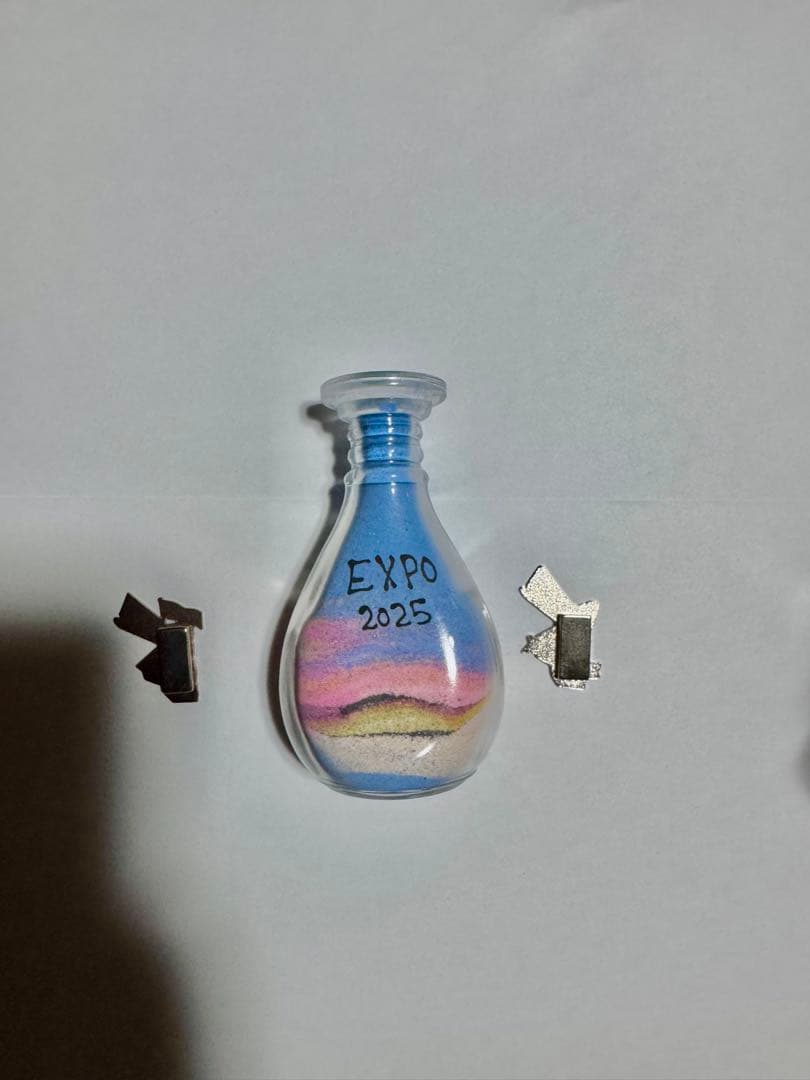 EXPO 2025 砂のアート 置物 万博 ヨルダン館サンドアート