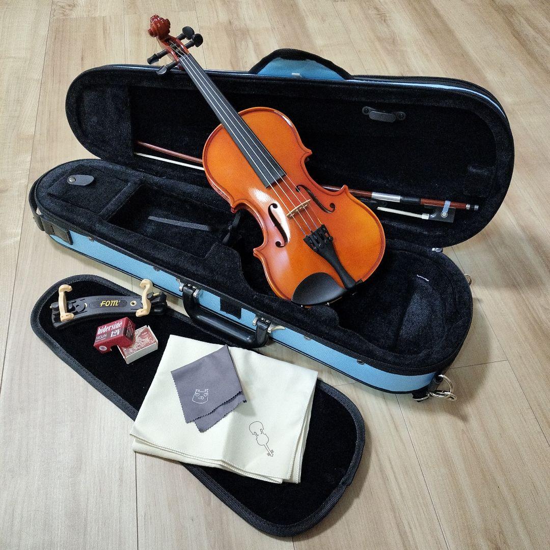 【小物付き】カルロジョルダーノ バイオリン VS-1C 1/8 みずいろケース