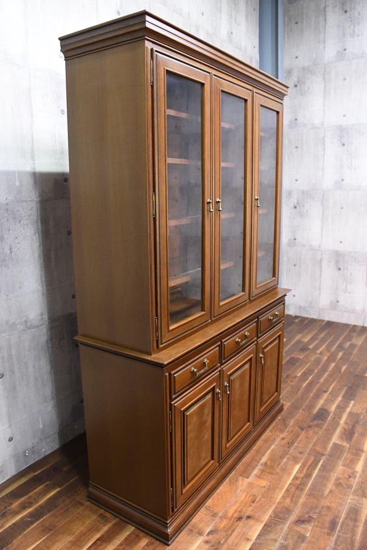 EAC15 マルニ木工 地中海 ロイヤル カップボード 照明付き 飾り棚