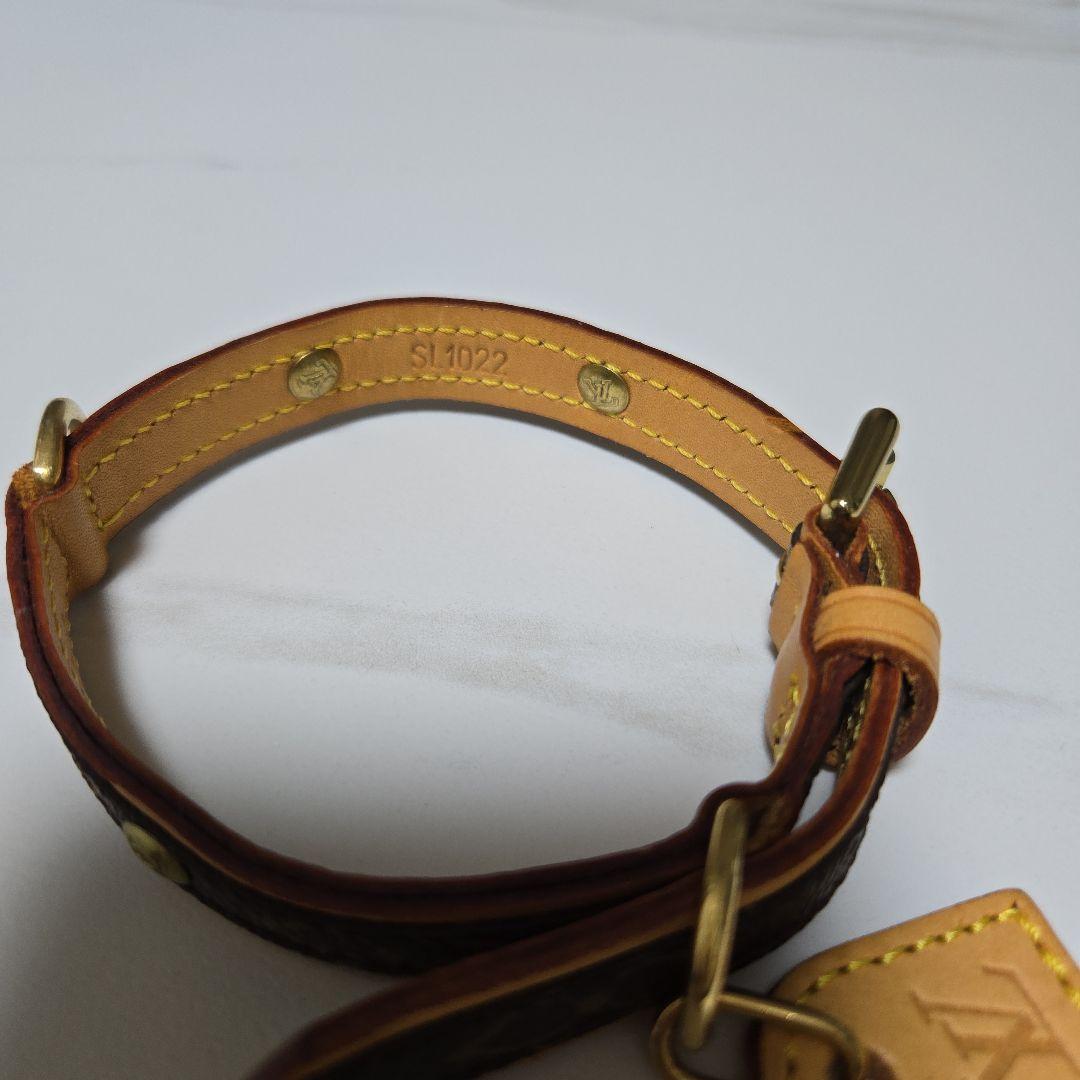 【未使用品】LOUIS VUITTON ルイヴィトン　首輪　モノグラム