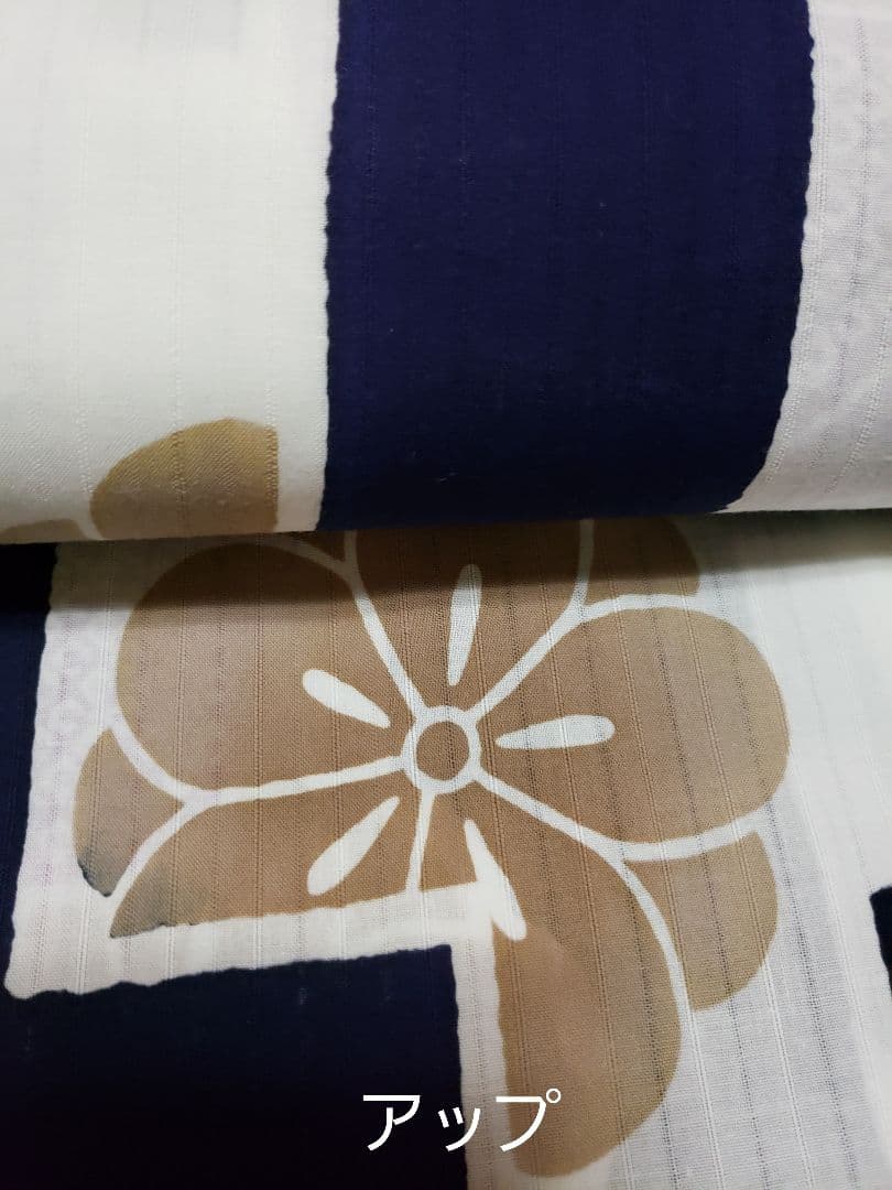 ベティ様❤️高級変わり織レトロモダン菊花大人浴衣，菊花半幅帯，特別帯留４点セット