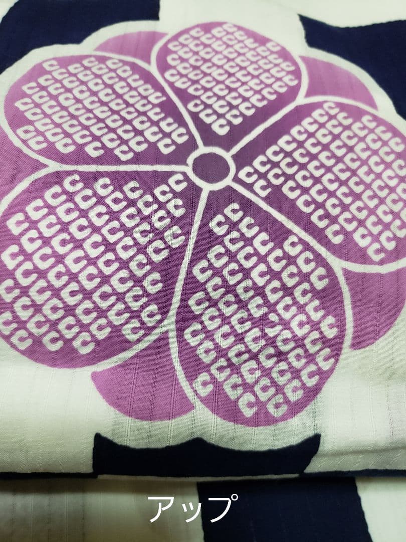 ベティ様❤️高級変わり織レトロモダン菊花大人浴衣，菊花半幅帯，特別帯留４点セット