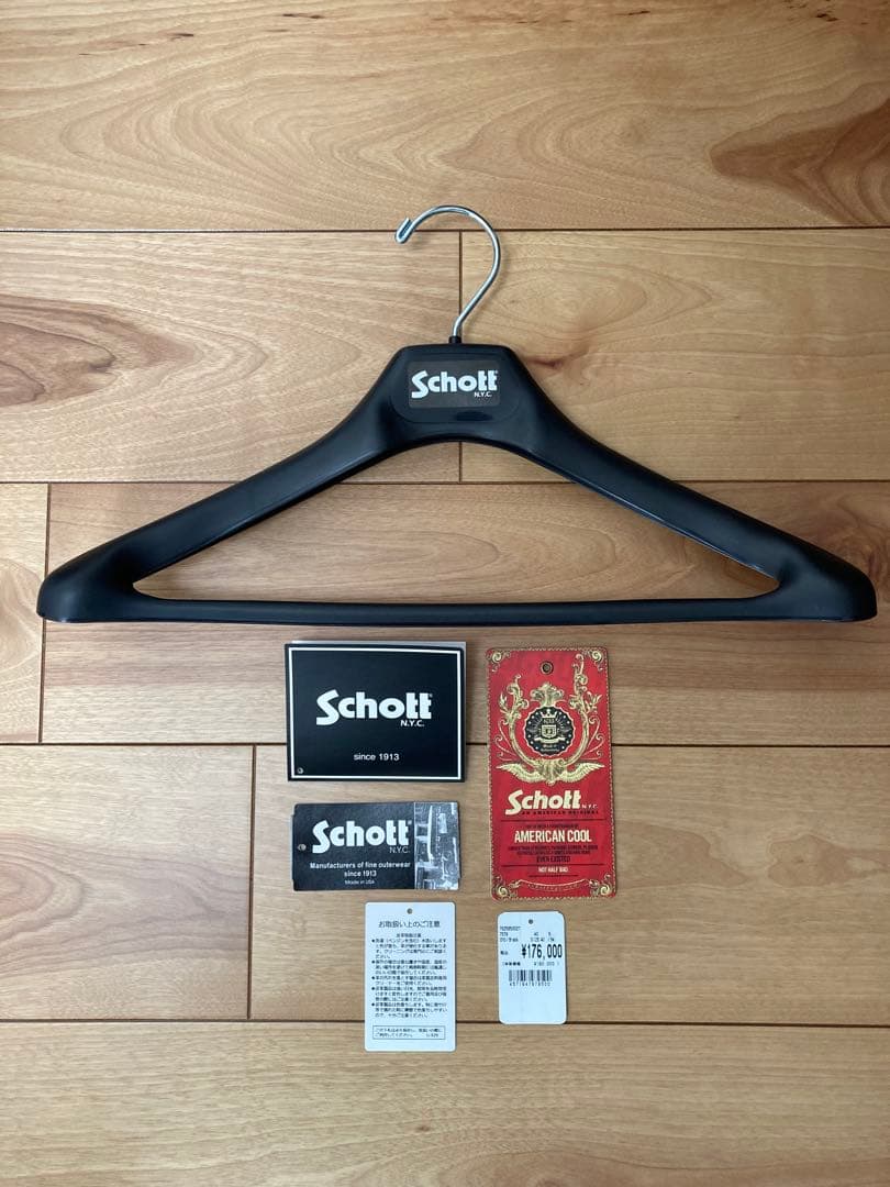 Schott ショット黒　シングルライダース　541xx 40 ニューネイキッド